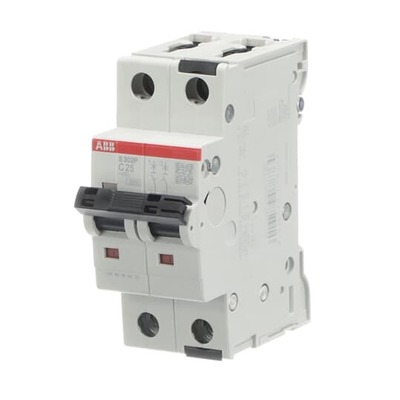 ABB Stotz S&J Sicherungsautomat 25kA, 25A, 2P S302P-C25