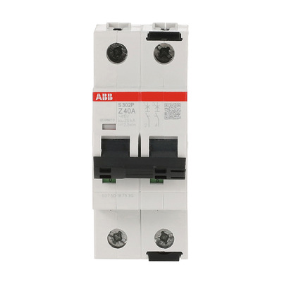 ABB Stotz S&J Sicherungsautomat 25kA, 40A, 2P S302P-Z40