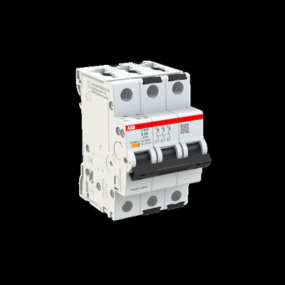 ABB Stotz S&J Sicherungsautomat 25kA, 6A, 3P S303P-K6
