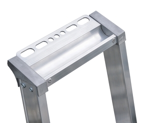 ILLER-LEITER Stufenstehleiter Alu eins. Industrie 4St. 7204-3