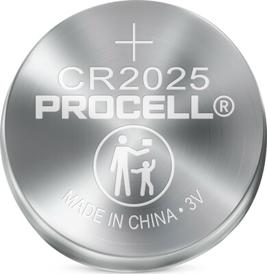 Hückmann Knopfzelle Lithium 3V CR2025 Procell PC2025-B5 (VE5)