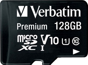 Verbatim microSDXC Card 128GB Premium,Class10,U1 44085