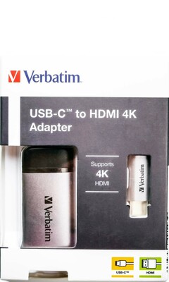 Verbatim USB-C Hub 1xHDMI4K,Slimline 49143