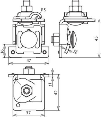 DEHN Falzklemme St/tZn 0,7-8mm FKKB610KBF078WSTTZN