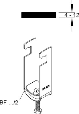 Niedax Bügelschelle BF 42/2