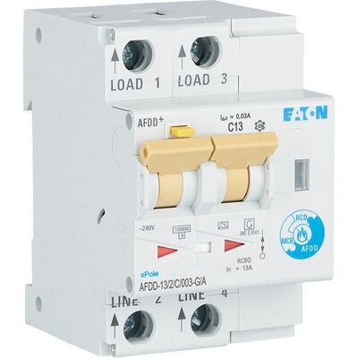 Eaton Brandschutzschalter 2p,C,13A,30mA,TypG/A AFDD-13/2/C/003-G/A
