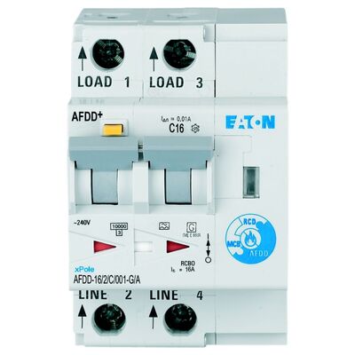 Eaton Brandschutzschalter 2p,C,16A,10mA,TypG/A AFDD-16/2/C/001-G/A