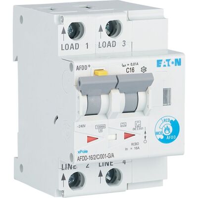 Eaton Brandschutzschalter 2p,C,16A,10mA,TypG/A AFDD-16/2/C/001-G/A