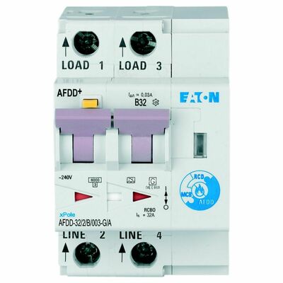 Eaton Brandschutzschalter 2p,B,32A,30mA,TypG/A AFDD-32/2/B/003-G/A