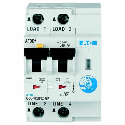 Eaton Brandschutzschalter 2p,B,40A,30mA,TypG/A AFDD-40/2/B/003-G/A