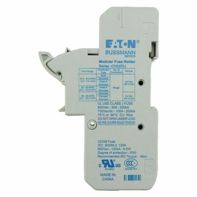 Eaton Sicherungshalter 125 A, AC 690 CH222DU