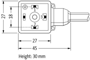 Murrelektronik Ventilstecker m.frei.Leitungsende 7000-18141-2280500