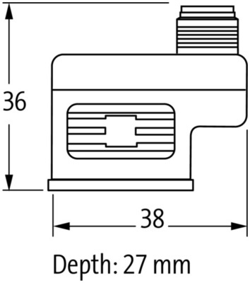 Murrelektronik Ventilsteckeradapter A M12 oben 7000-41361-0000000