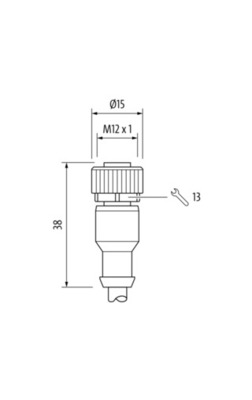 Murrelektronik Verbindungskabel 2m 7000-40311-2340200