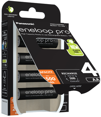 Hückmann Akku Mignon AA eneloop 2500mAh BK-3HCDE/4BE(VE4)