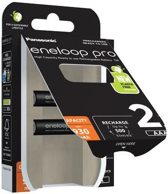 Hückmann Akku Micro AAA eneloop pro 930mAh BK-4HCDE/2BE(VE2)