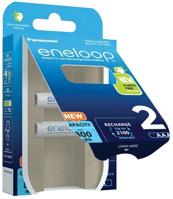 Hückmann Akku Micro AAA eneloop 800mAh BK-4MCDE/2BE(VE2)