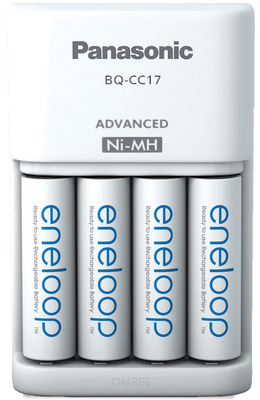 Hückmann Ladegerät BQ-CC17 eneloop inkl. 4xAA 2000mAh K-KJ17MCD40E