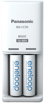 Hückmann Ladegerät BQ-CC50 eneloop inkl. 2xAA 2000mAh K-KJ50MCD20E