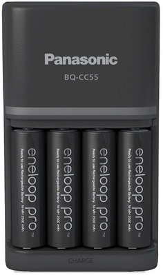 Hückmann Ladegerät BQ-CC55 eneloop inkl. 4xAA 2500mAh K-KJ55HCD40E