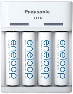 Hückmann Ladegerät BQ-CC61 eneloop inkl. 4xAA 2000mAh K-KJ61MCD40USB