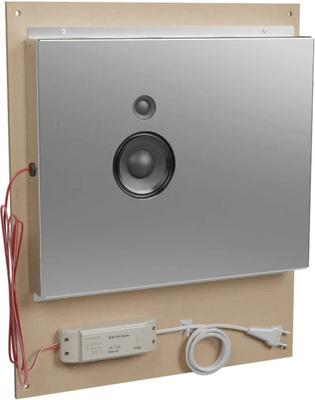 WHD Spanndeckenlautsprecher m.BT-Receiver,BTR205 SDL400MBT205R alu