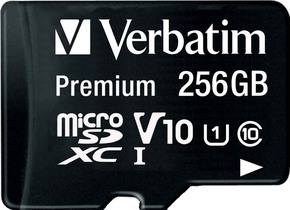 Verbatim microSDXC Card 256GB Class 10, U1,Premium 44087
