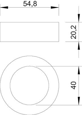 OBO Bettermann Vertr Reduzierdichteinsatz 107CR VM 63