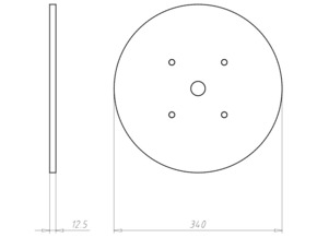 Kaiser Mineralfaserplatte 12,5mm 1293-98