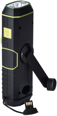 Hückmann Dynamo Taschenlampe FM Radio, Powerbank SB-5032B