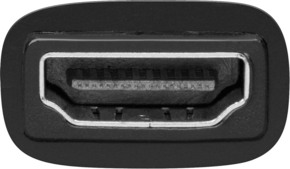 Goobay HDMI/DVI-I Adapter vernickelt schwarz 60752