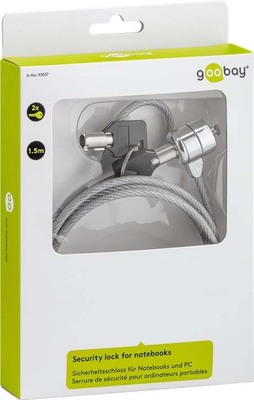 Goobay Sicherheitsschloss m.Schloss,2Schlüssel 93037