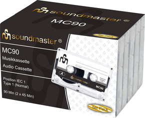 Soundmaster Eisenmusikkasette 5erPack gr MC905P gr