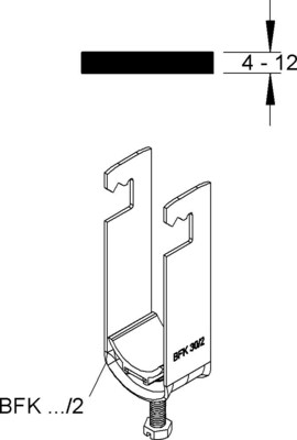 Niedax Bügelschelle BFK 46/2