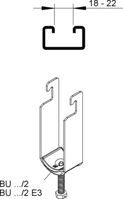 Niedax Bügelschelle BU 12/2