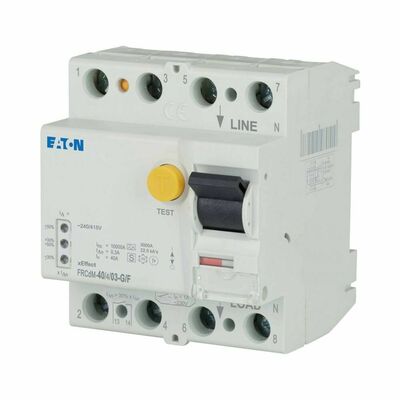 Eaton FI-Schutzschalter 40A,4p,300mA,Typ S/F FRCDM-40/4/03-S/F