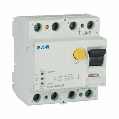 Eaton FI-Schutzschalter 40A,4p,300mA,Typ S/F FRCDM-40/4/03-S/F
