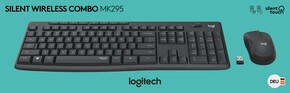 Logitech Tastatur/Maus Set SilentTouch,Wireless MK295 graf