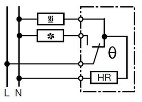Pfannenberg Thermostat Wechsler,20-80C,1K FLZ 510 #17103000004