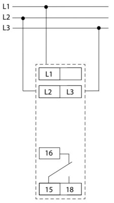 Eberle Controls Drehstrom-Spannungswächter ohne N-Überwachung 040017610200