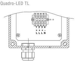 Pfannenberg LED-Ampelleuchte LED-TL rot gelb grün QUADRO- #21106630008