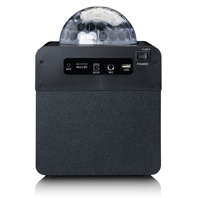 LENCO Bluetooth-Lautsprecher m.Partylight BTC-055BK Black