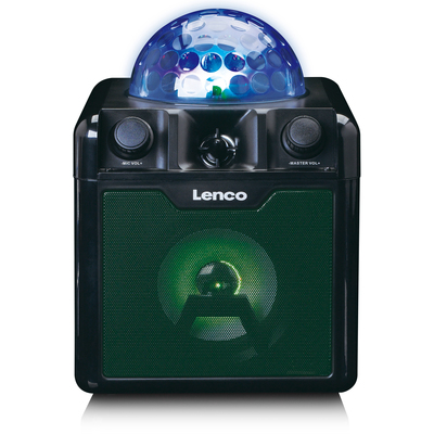 LENCO Bluetooth-Lautsprecher m.Partylight BTC-055BK Black
