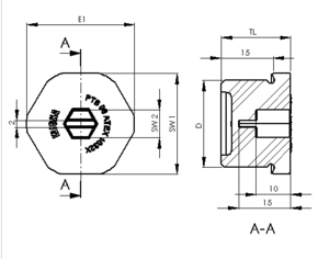 Wiska ATEX-Verschlussschraube M32x1,5 EX-EVSG 32