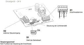 Pfannenberg LED-Leuchte rot,11-60DC,75cd QUADRO LED HI DC RD