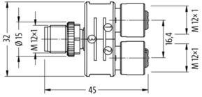 Murrelektronik T-Stück M12 7000-41131-0000000
