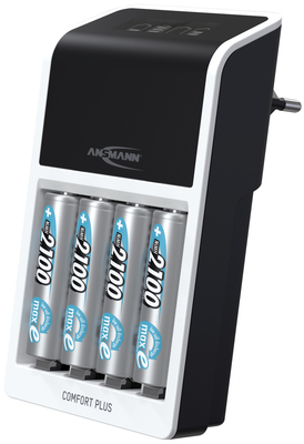 Hückmann Ladegerät Comfort Plus 4x Mignon 2100mAh 147904