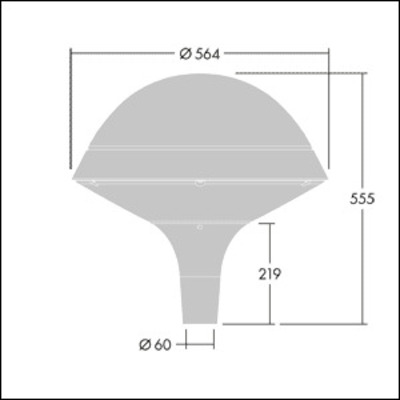 Thorn LED-Mastleuchte 18L70 R/SBPSWCL2D60L PLU R LED #96260700