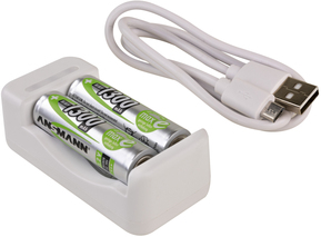 Hückmann Ladegerät Basic II 2x Mignon 1300mAh Basic II