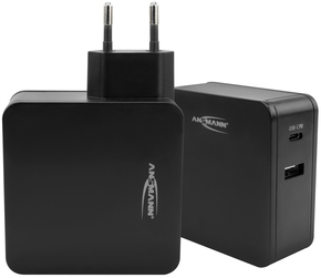 Hückmann Netzladegerät 100V-240V USB, USB-C 60 Watt Home Charger 254PD